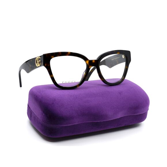 NEW GUCCI GG1424O 006 HAVANA AUTHENTIC EYEGLASSES FRAME - Picture 1 of 15